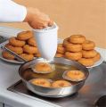 Delight in Homemade Donuts with the Manual Donut Maker Plastic Doughnut Machine. 