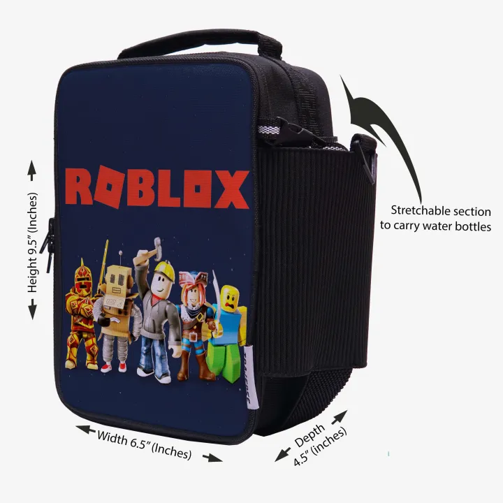Roblox%20-%20Lunch%20Bag%20with%20option%20to%20carry%20water%20bottle.%20Digitally%20printed%20on%20Fabric%20by%20Traverse%20-%20Image%202