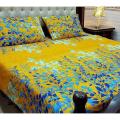 Bed Sheet Crystal Cotton Double Bed Sheet Set-3Pcs. 