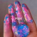Chameleon Eyeshadow Flakes MultiChrome Eyeshadow ltra-Thin Iridescent Color Shift Holographic Eyeshadow 0.2g. 