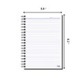 MyKitab - Girl SunFlower Spiral NoteBook A5 & A4 150 pages|Notebook for Girls and Boys |Diary. 