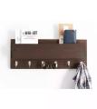 Wall coat key chain rack in  Wood. 