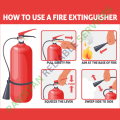 DCP Fire Extinguisher - 4KG | ABC Dry Powder Fire Safety Cylinder. 