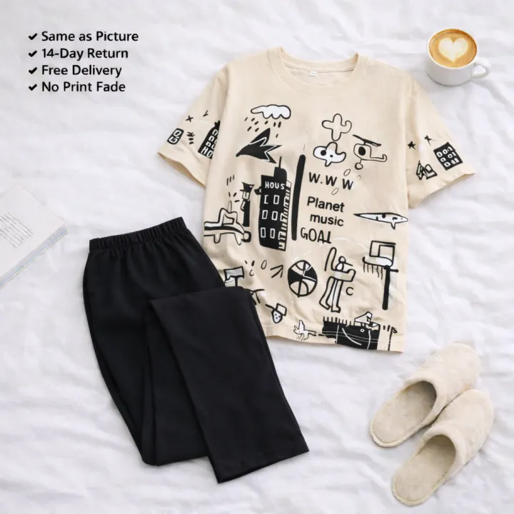 Silk-Feel%20Cotton%20Jersey%20Summer%20Multicolor%20Night%20Dress%20for%20Women%20&%20Girls%20%7C%20Ultra-Soft%20Jersey%20Night%20Suit,%20Breathable%20Sleepwear%20&%20Nighty%20-%20Image%204