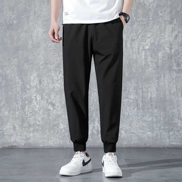 Men Pants Joggers Sweatpants Mens Spring New Streetwear Pants Fitness Clothing Fashion Summer Casual ankle banded Pant Men