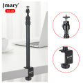 Jmary MT49 Light Stand Tabletop C Clamp Desk Mount Table Stand Table Tripod for Camera, Ring Light, Streaming, Photo Video Shooting. 