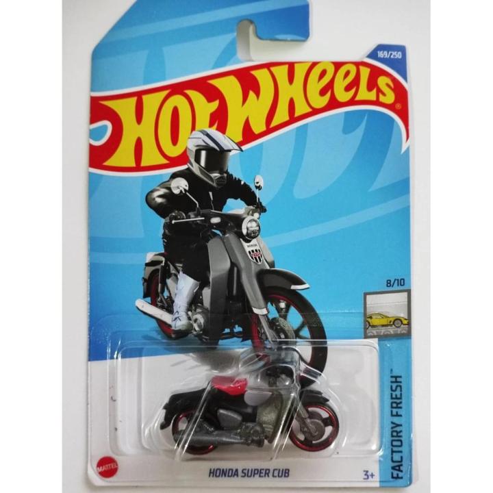 Original 2022 Hot Wheels #169 Factory Fresh Honda Super Cub Die Cast