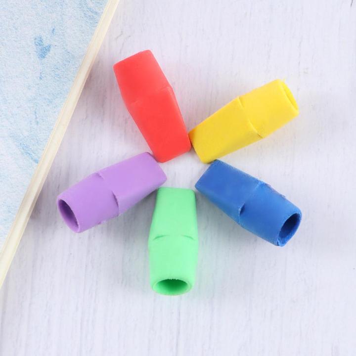 School Supplies Stationery Painting for Kids Assorted Colors Pencil Top Erasers Pencil Erasers Pencil Eraser Toppers Eraser Caps