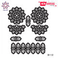 Arabic Mehndi Design Both hands Mehndi Stencils | Mehndi | Mehndi Design sticker stencils | mehndi sticker full arabic tikki kalai designs | Mehndi Stencils. 