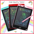 LCD Writing Tablet For Kids 6.5" | 8.5" Inch LCD Screen | Erasable Digital Drawing Pad | Best Gift For Children Educational Learning Toy. 