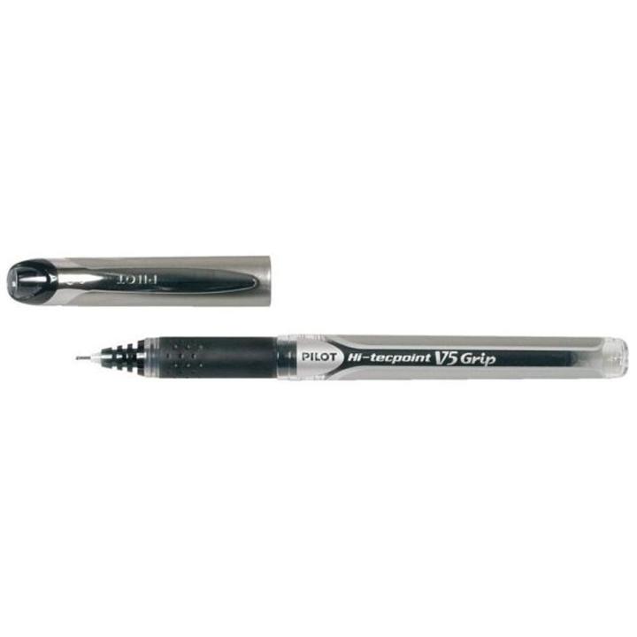 Pilot Hi-Tecpoint V5 Grip 0.5 Black Roller Ball Pen