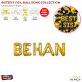Sister's Foil Balloon Letter Collection, Happy Sisters Day, Best Sis Ever, Happy Birthday Sister, Foils Balloons Letters Decorations Party Supply, Events Celebrations, Occasions, Bhen, Baji, Behen, Didi, Sis, Decor Parties Supplies : IY2AnRiY. 