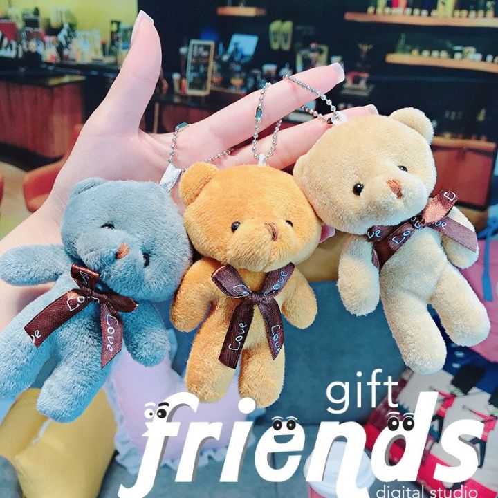 Wholesale Mini Bear Soft Toy Bouquet Flower Plush Cute Bear Stuffed Toy ; Pemborong Anak Patung Balut Bunga 10~11cm ; 批发