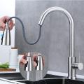 Pull Out Shower Tap with Movable Head | Pull Out Kitchen Sink Mixer Tap | 304 SS Rotatable Shower Mixer with Movable Head Modern-Kitchens. 