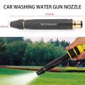 Adjustable High Pressure Squirt Water Gun, Aluminum Alloy Spray Nozzle, Spray Sprinkler High Pressure Direct Spray Garden Hose, Sprinkler System Pressure Washer, Car Wash Watering. 