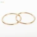 2x 10pcs Welded Iron Metal Rings Macrame Craft. 