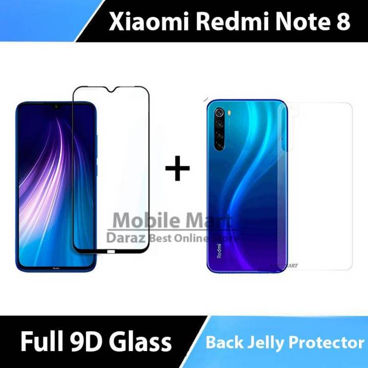 Screen Protector Note Clear Back Glass VAKU ® Xiaomi Redmi Note