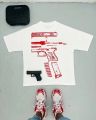 NG T Shirt Mens Harajuku Hip Hop in Glock We Trust Graphic Print Round Neck Cotton TShirt Gothic. 