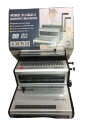 IBICO Binding Machine Leo Dual WW40 – 25 Sheets Punching, 250 Sheets Binding, Adjustable Margin, 2:1 & 3:1 Wire Binding, A4, A5, B5, F4, Letter Sizes, Metal Body. 