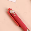 【Nice Day Toy Findings Store】(NEW)6 Pcs/Set Chinese Retractable Gel Pen Black Ink Signature Pen. 