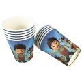 PAW PATROL THEME PAPER CUPS - PACK OF 10 PAPER CUPS - PAW PATROL CUPS. 