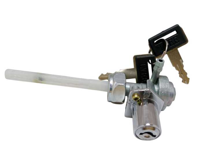 Petrol lock Fuel petrol cock with Key for bike cd 70 Genuine Quality