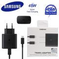 Original Samsung_45W Super Fast Charger With Type-C to Type-C Cable | PD Charger For all Mobile Phones - Global Certified | 100% Original Samsung 45W Super Fast Charger with Type C to Type C Cable (Global Certified Charger) Pd Charger For all Mobile Phone. 