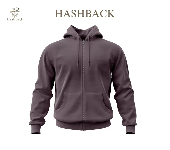 HashBack Plain Zipper Hoodie for Men Daraz.pk