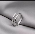 New Creative Romantic Punk Rings for Women Girls Hand Strap Love Hug Ring Fashion Lady Men  Adjustable Open Cuff Ring  Party Wedding Couple Ring. 