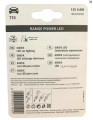 T10 W5W - Narva Range Power LED - Parking Light - 6000K White. 