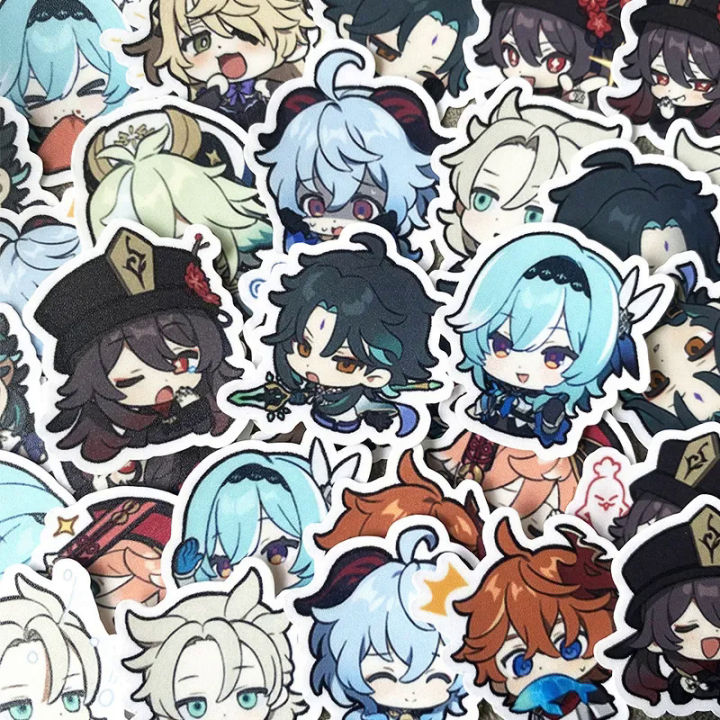 40pcs Genshin Impact Sticker Ganyu Albedo Tartaglia - Perfect Funs of Game