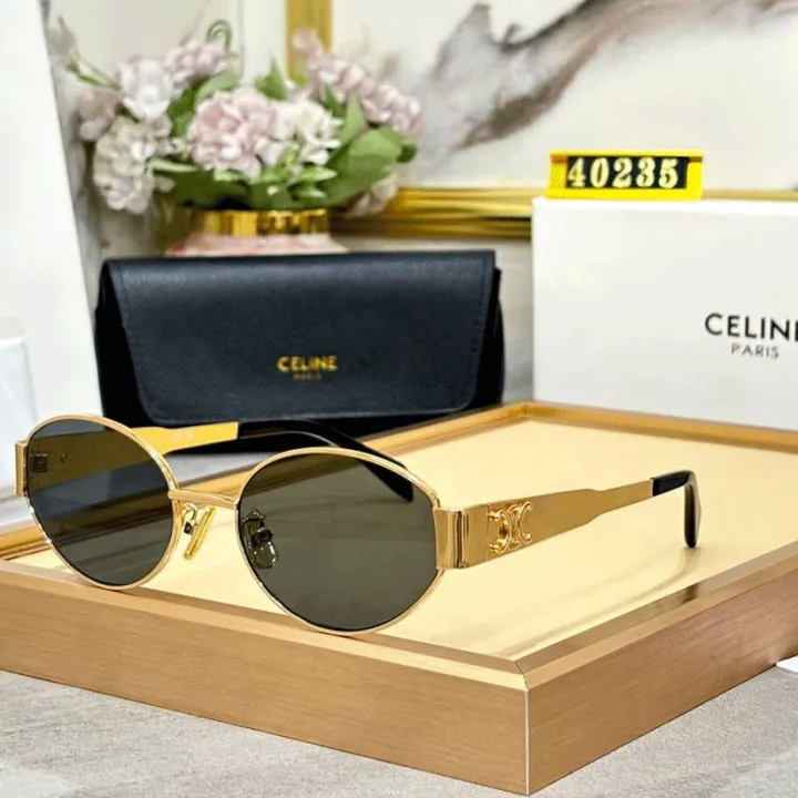 Retro Chic Polarized Oval Sunglasses for Women – Vintage Small Frame ...