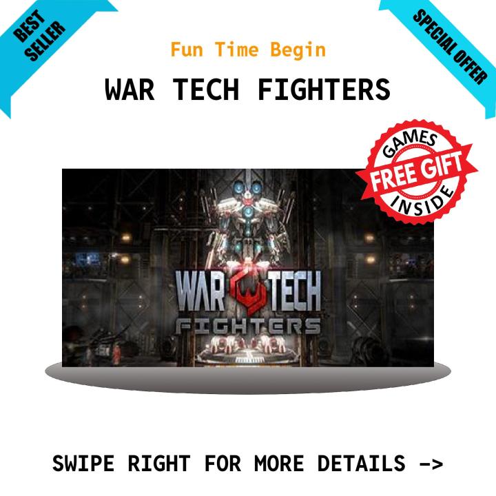 WAR TECH FIGHTERS .JPG - PC Game - Complete Installation Guide - in GoogleDrive/MediaFire - QR Codes + 1 Extra free Game