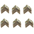 Angle Bracket-72pcs x Angle Bracket-Brass. 