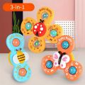 Baby Rattles Set, With Suction Cup Spinner Toy, Suitable For Travel, Dining Table & Bathroom. 