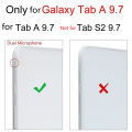 Tablet Case for Samsung Galaxy Tab A 9.7 T550 T555 P550 SM-T550 SM-T555 Cover Rotating Case PU Leather Tablet Funda + Stylus Pen. 