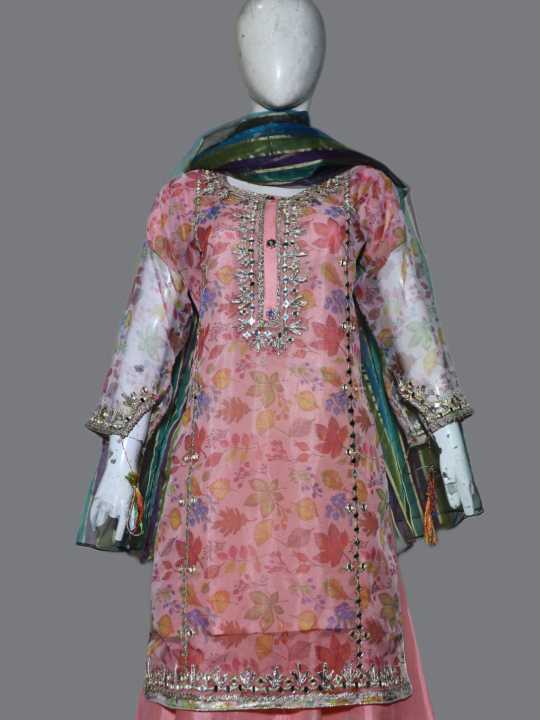 Women's%203Pc%20Digital%20Printed%20Stitched%20Organza%20Mirror%20work%20&%20Silk%20Flapper%20-%20Image%203