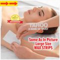 Hair Removal Waxing Strips Non woven Wax Strips Epilating Strips for Face, Legs, Underarms - 100 PCS. 
