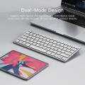 Yesido Wireless Keyboard Bluetooth 2.4G dual-mode mobile phone flat panel multifunctional external keyboard For ipad Tablet. 