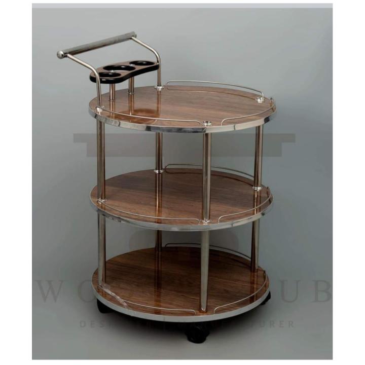 tea trolley round shape