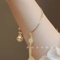 【Star Products】Step-by-Step Bell Bracelet Super Fairy Bell Half Bracelet Style Whitening Bracelet Friend High Appearance. 