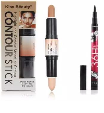 Pack%20of%202%20-%20Highlighter%20And%20Concealer%20Contour%20Stick%20with%20Water%20Proof%20Eyeliner%20-%20Image%204