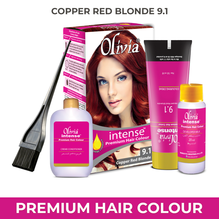 Olivia Intense - Copper Red Blonde Hair Colour