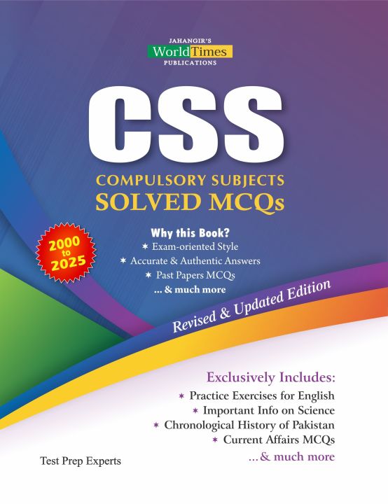 CSS Compulsory Papers MCQs (2000-2025)