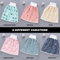 Waterproof Baby Diaper Skirt Washable Diaper Skirt Reusable Unisex High Waist Cotton Diaper Skirt. 