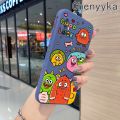 chenyyka For vivo V19(Indonesia) V19 Neo Case Cartoon Cute Monster Pattern Creative Thin New Design Phone Case Square Edge Protection Softcase Silicone Casing Cover Shockproof Cases. 