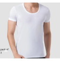 PACK OF 3 Export Quality Men's With half Sleeves Vest -100% Cotton. 