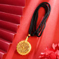 Shajin necklace, national tide, personality creativity, national style hollow pendant, woven rope chain jewelry, Yiwu accessories wholesale cross-border. 