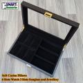 6 Slots 12 Slots 24 Slots Premium Quality Wooden Watch Organizer Box Watch Display Case Jewellery Box. 
