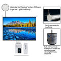 Hitech-Vision Electric Projector Screen - Matt White 150" 16:9 (10.9 ft x 6.1 ft). 
